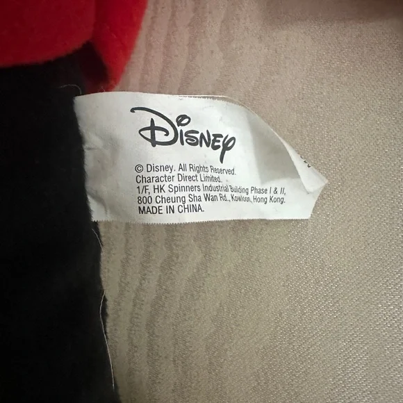 Vintage Mickey Mouse Plush Large - Picture 2 of 6
